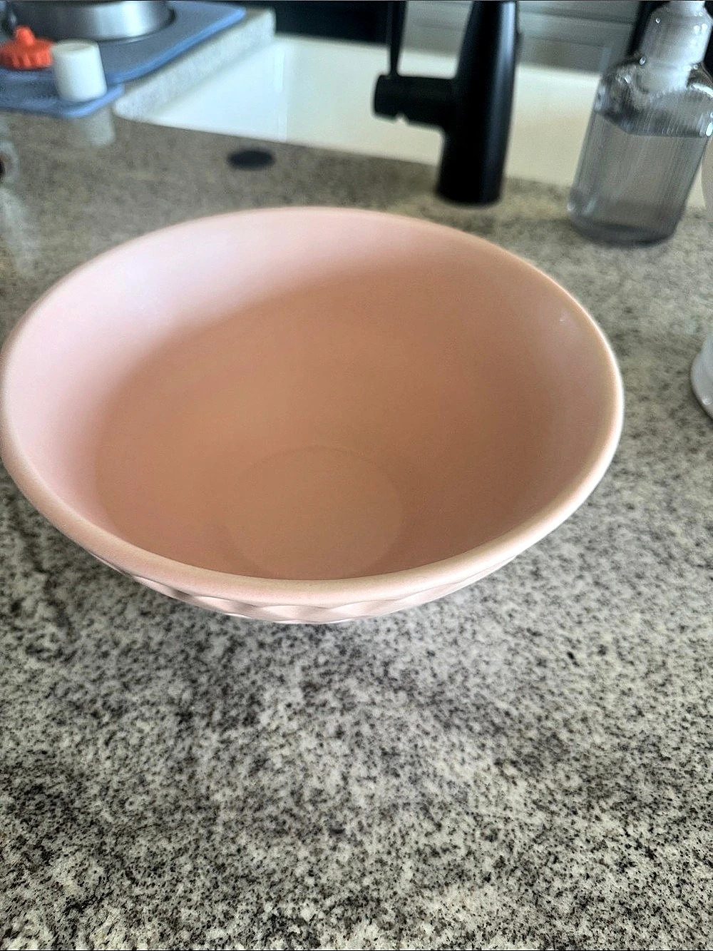 Pink Geometric Serveware Bowl - Picture 2 of 2